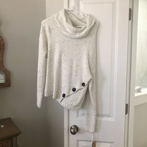 Cow Neck, NWT sweater